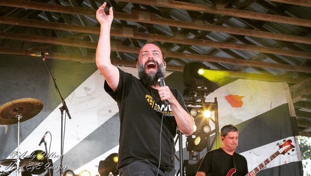 Clutch performing at Earth Rocker