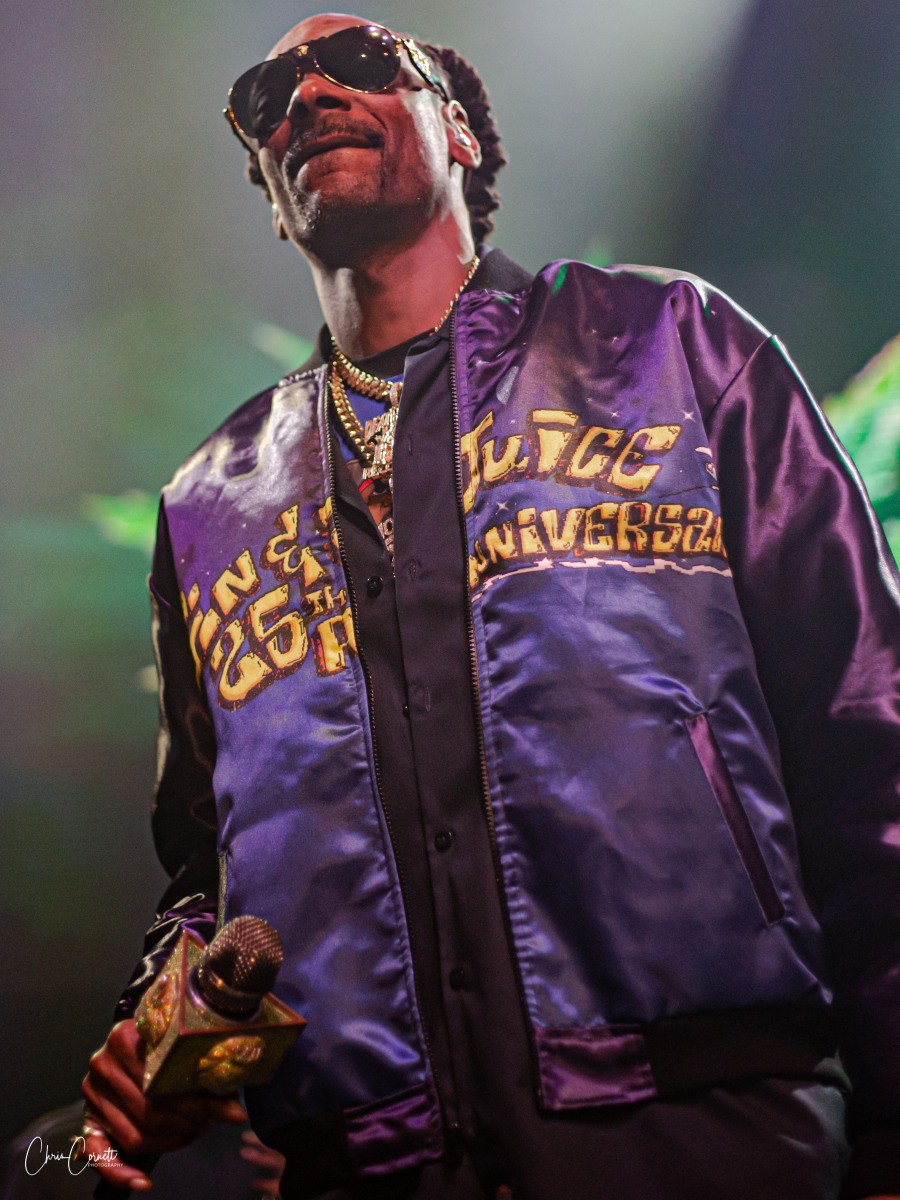 SNOOP DOGG 25 ANNIVERSARY PURPLE BOMBER JACKET