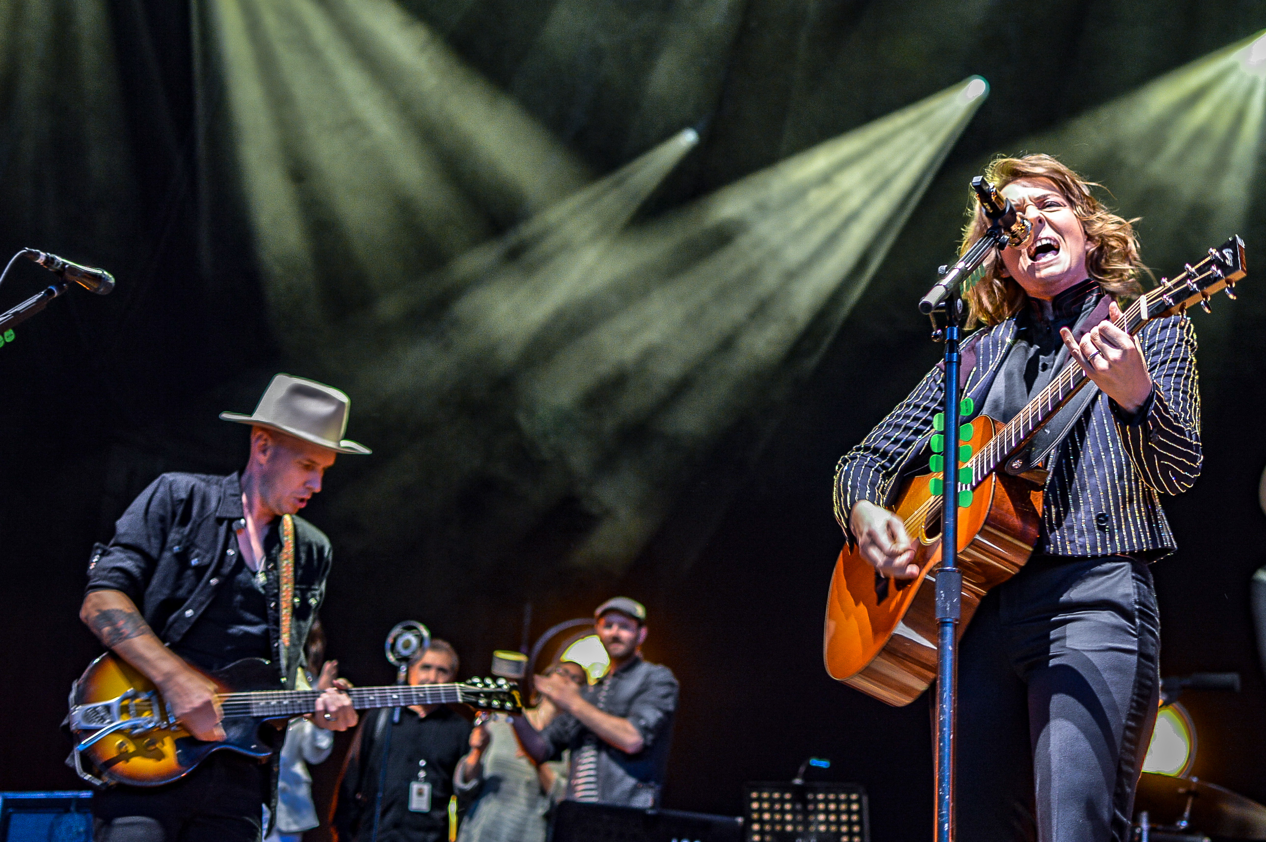 Brandi Carlile and Lucius Light Up The Stage At Merriweather Post Pavilion